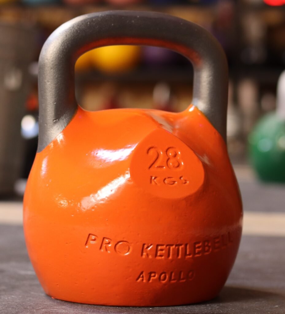 28kg orange apollo kettlebell