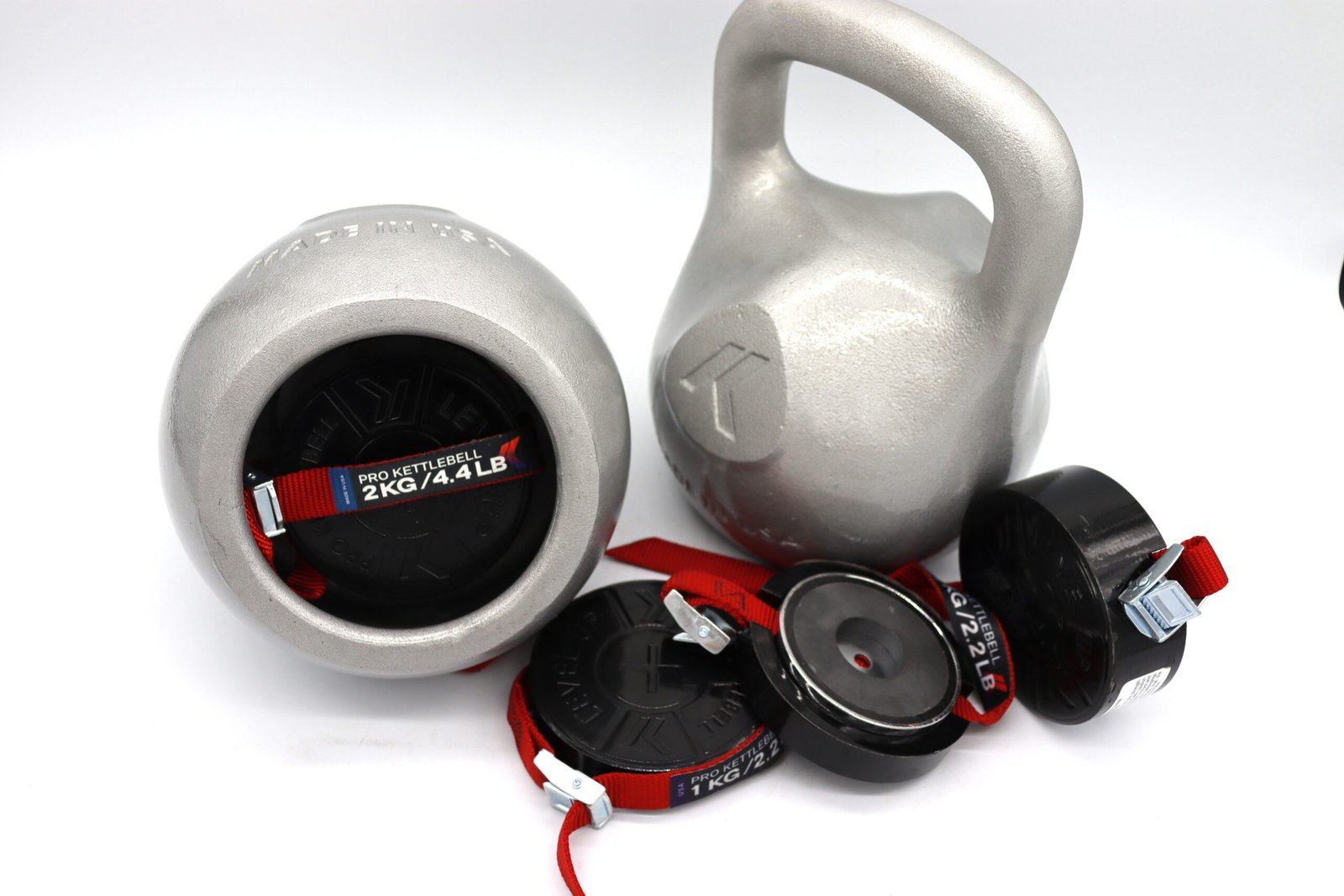 Atlas Adjustable Kettlebell with magnetic weight chip inside